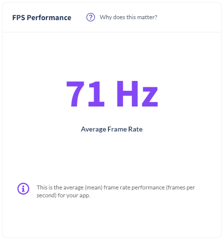 app performance fps