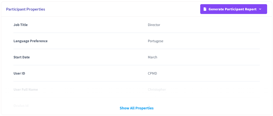 participant properties