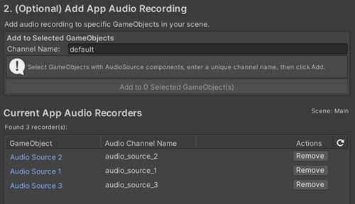 Audio Recording samples