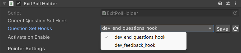 exitpoll component hooks dropdown list