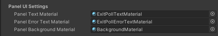 ExitPoll Panel UI Settings