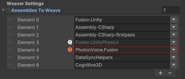 Cognitive3D in Assemblies to Weave
