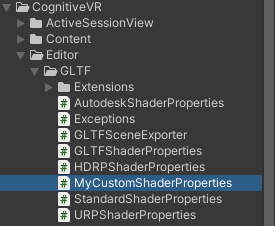 shader property class