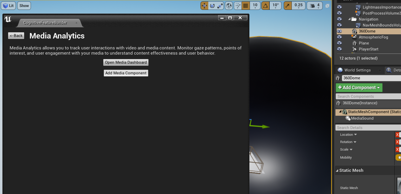 Add Media Component