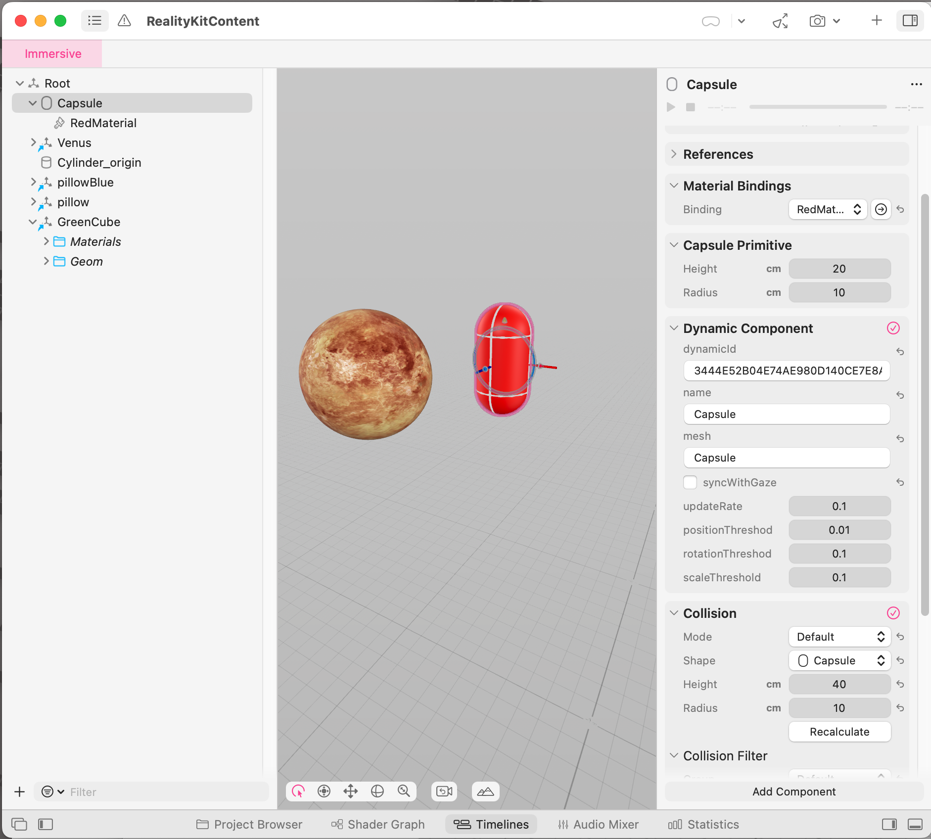 Dynamic Component in RCP